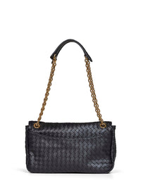 Bottega Veneta Women Black Madison Shoulder Bag