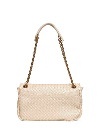 Bottega Veneta Women Ecru Madison Shoulder Bag