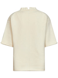 Bottega Veneta Women Rice Wool And Cashmere Blend Knit T-Shirt