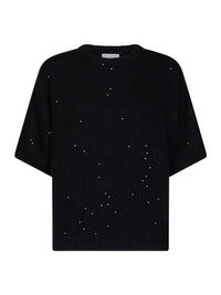 Brunello Cucinelli Women Black Sequin-Embellished Cashmere And Silk Sweater