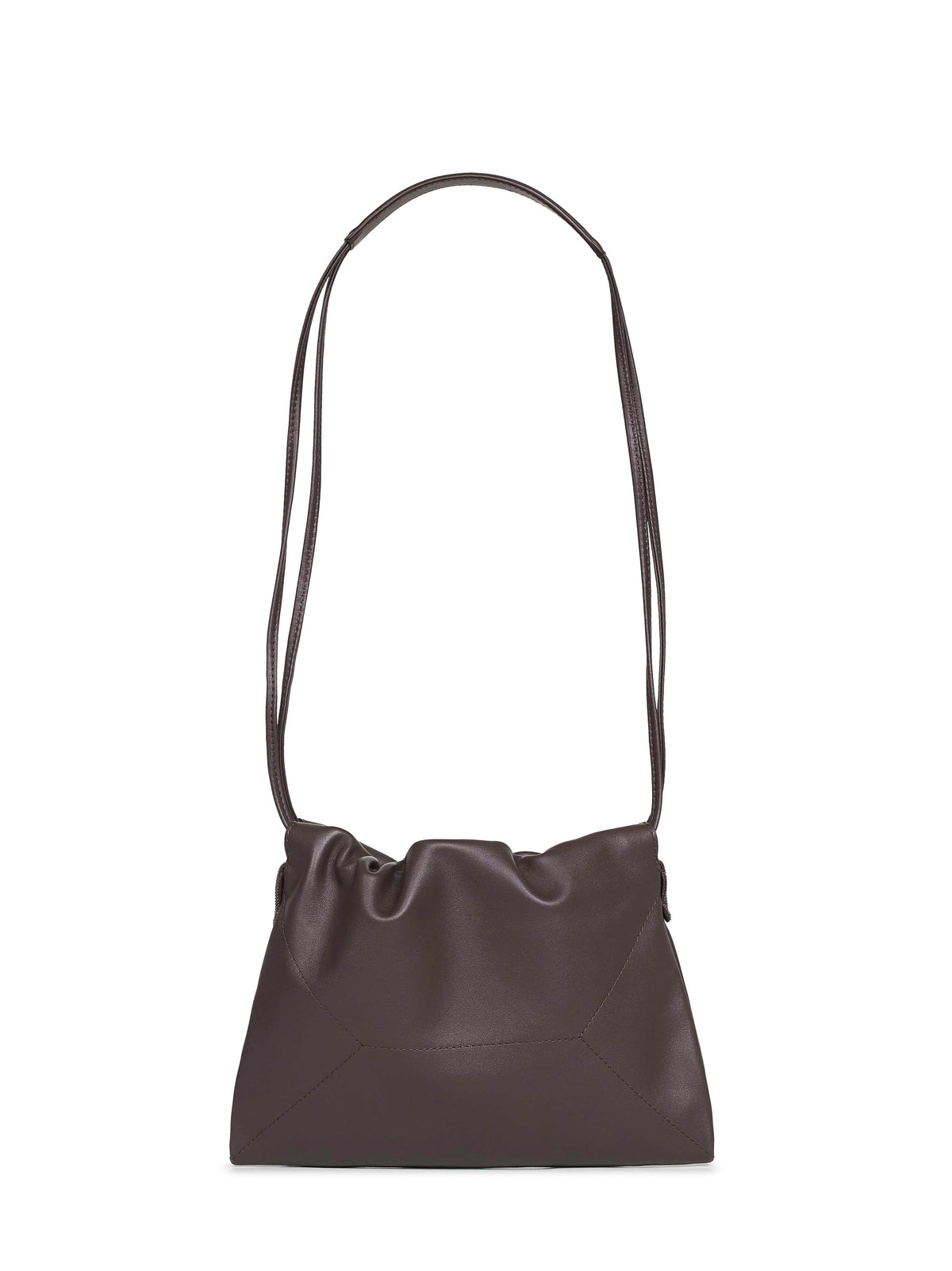 Brunello Cucinelli Women Dark Brown Bc Duo Pouch Bag