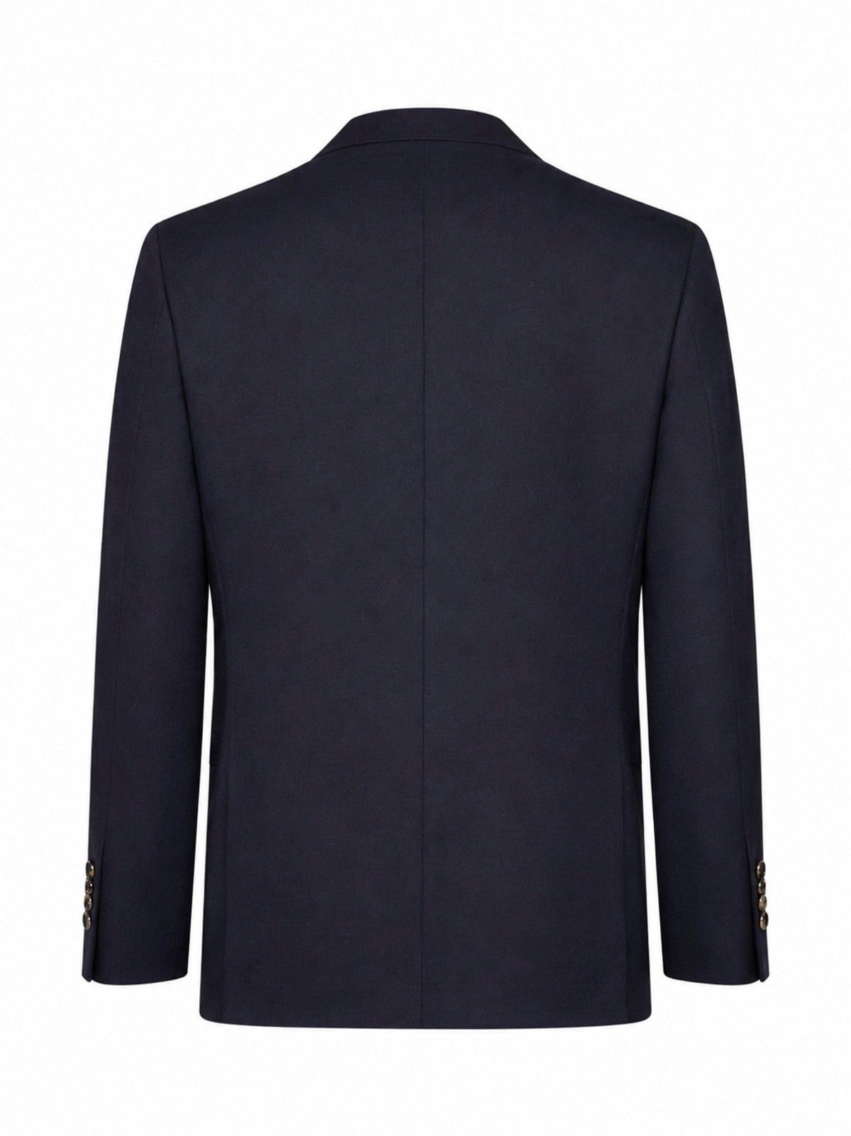 Brunello Cucinelli Men Blue Virgin Wool Flannel Deconstructed Blazer
