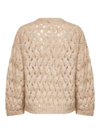 Brunello Cucinelli Women Sand Dazzling Zigzag Cables Sweater