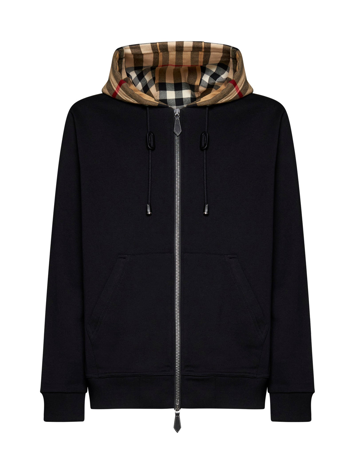 Burberry Men Check Hoodie