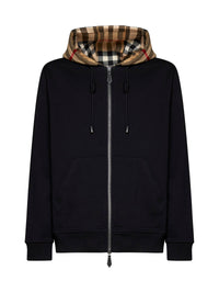 Burberry Men Check Hoodie
