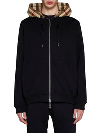 Burberry Men Check Hoodie