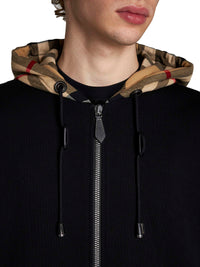 Burberry Men Check Hoodie