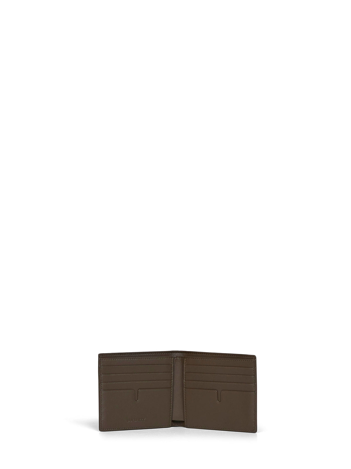 Burberry Men Sand Beige Check Bi-Fold Wallet
