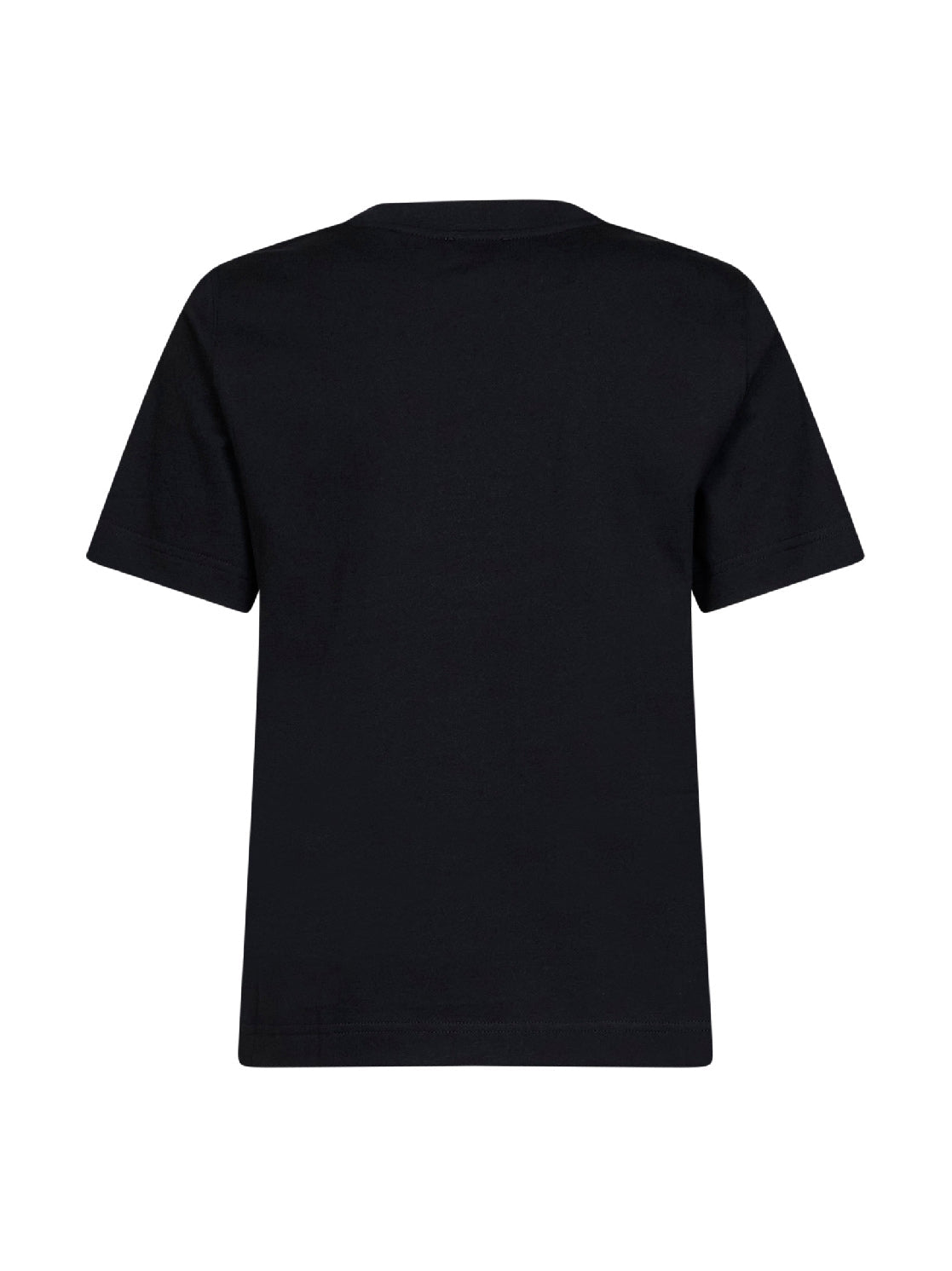 Burberry Women Black Cotton Ekd Check T-Shirt