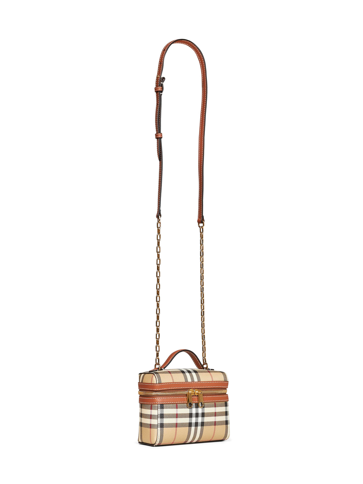 Burberry Women Beige Vanity Mini Check <Br/>