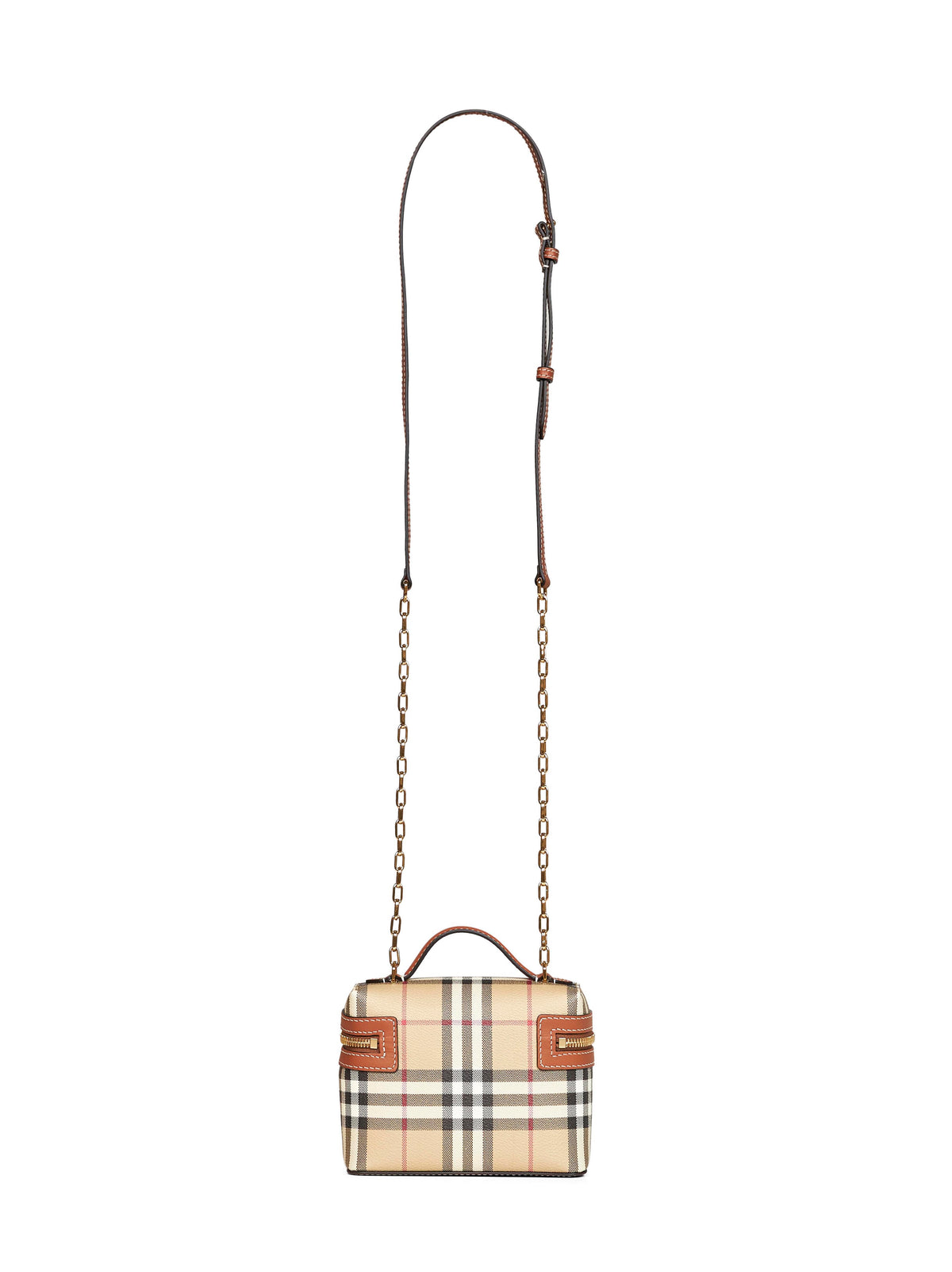 Burberry Women Beige Vanity Mini Check <Br/>