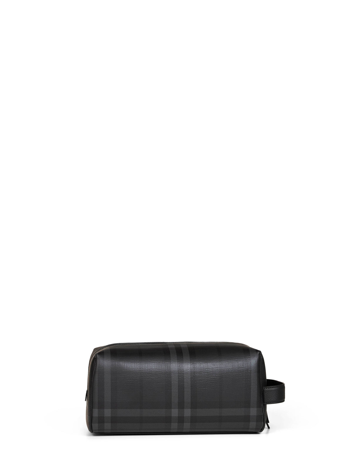 Burberry Men Iron Grey City Check Travel Case