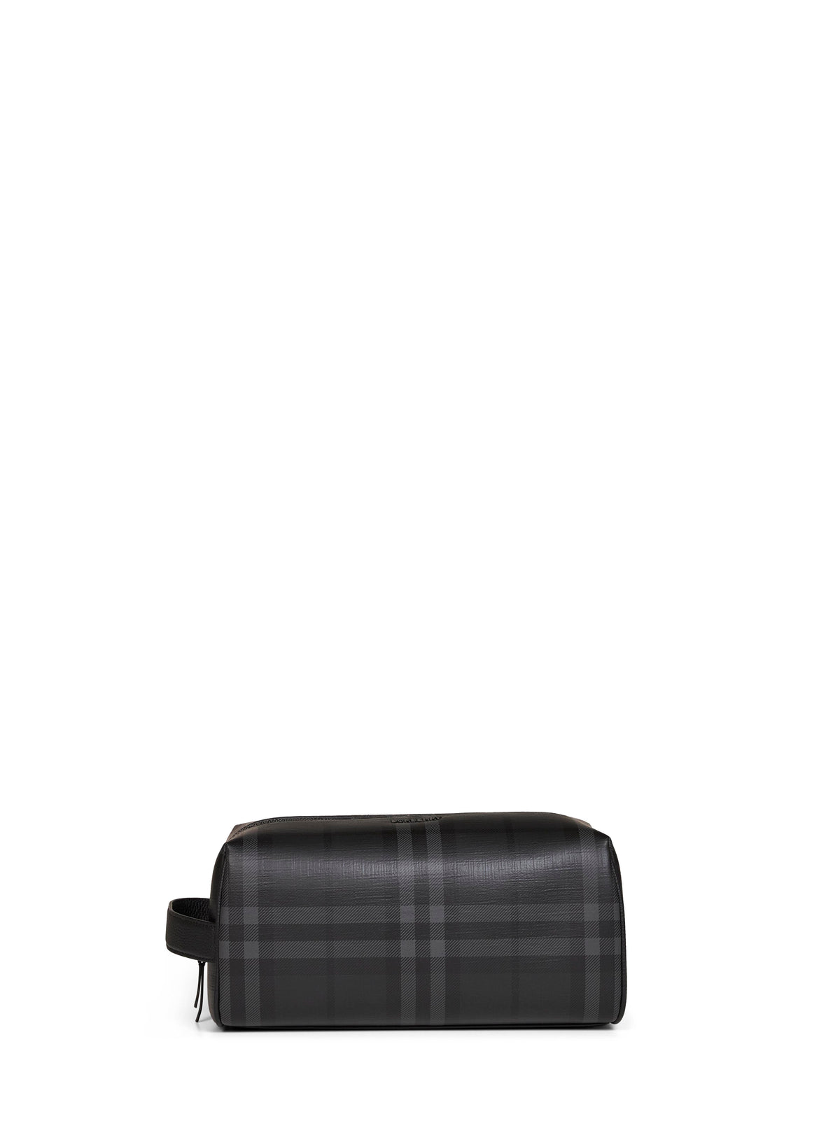 Burberry Men Iron Grey City Check Travel Case