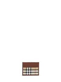 Burberry Men Archive Beige Check Credit Card Holder