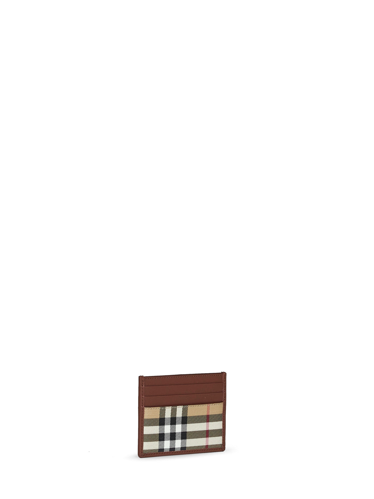 Burberry Men Archive Beige Check Credit Card Holder