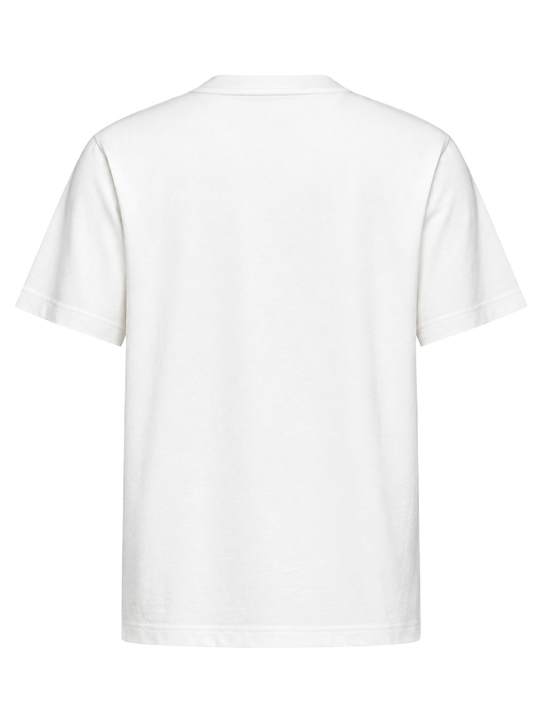 Burberry Men Chalk Cotton T-Shirt With Knight Check