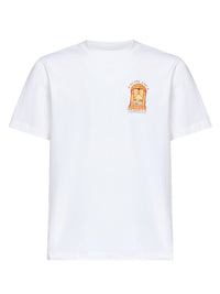 Casablanca Men White Jersey Hermons Mirage Arch Printed T-Shirt