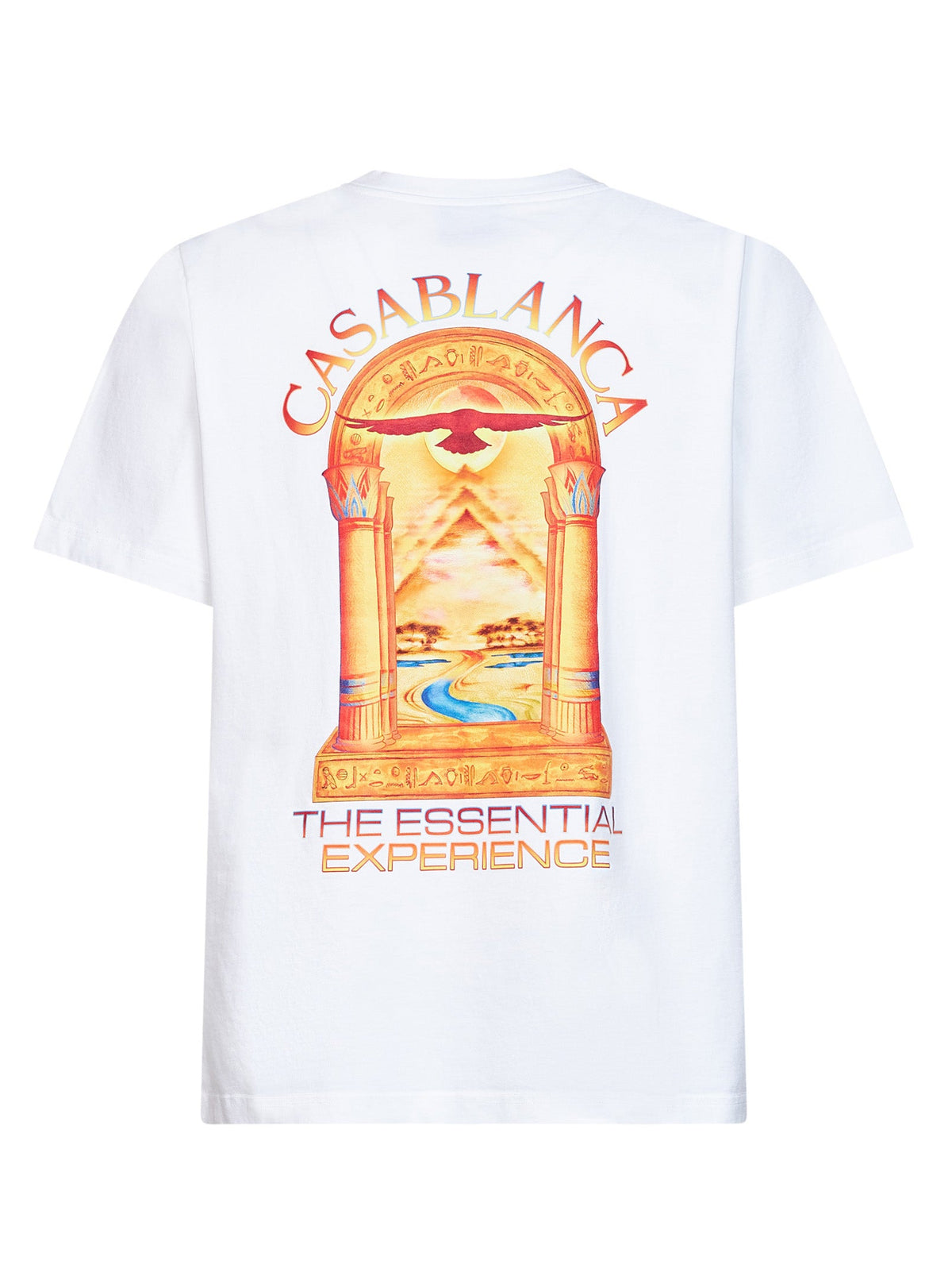 Casablanca Men White Jersey Hermons Mirage Arch Printed T-Shirt