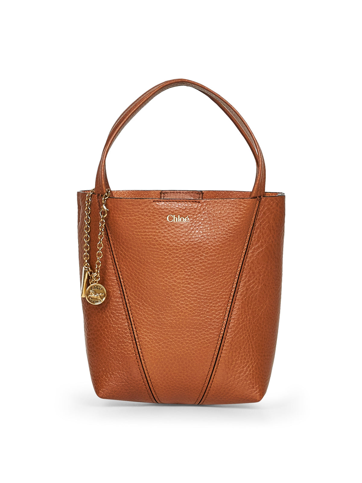 Chloé Women Brown Chloé Spin Small Tote Bag