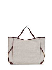 Chloé Women Crafty Brown Large Chloé Clover Shoulder Bag