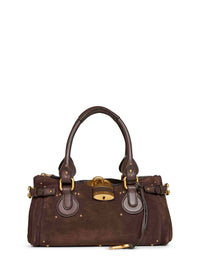 Chloé Women Kohl Brown Paddington Handbag