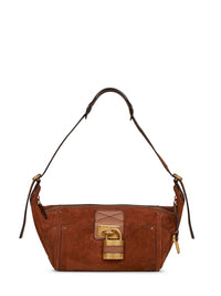 Chloé Women Vintage Brown Paddington Crossbody Bag