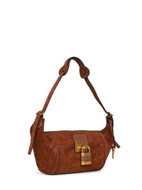 Chloé Women Vintage Brown Paddington Crossbody Bag