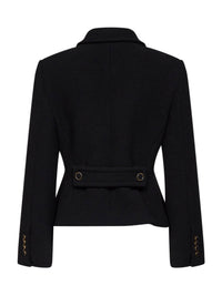 Chloé Women Black Wool Blend Bouclette Jacket