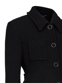 Chloé Women Black Wool Blend Bouclette Jacket