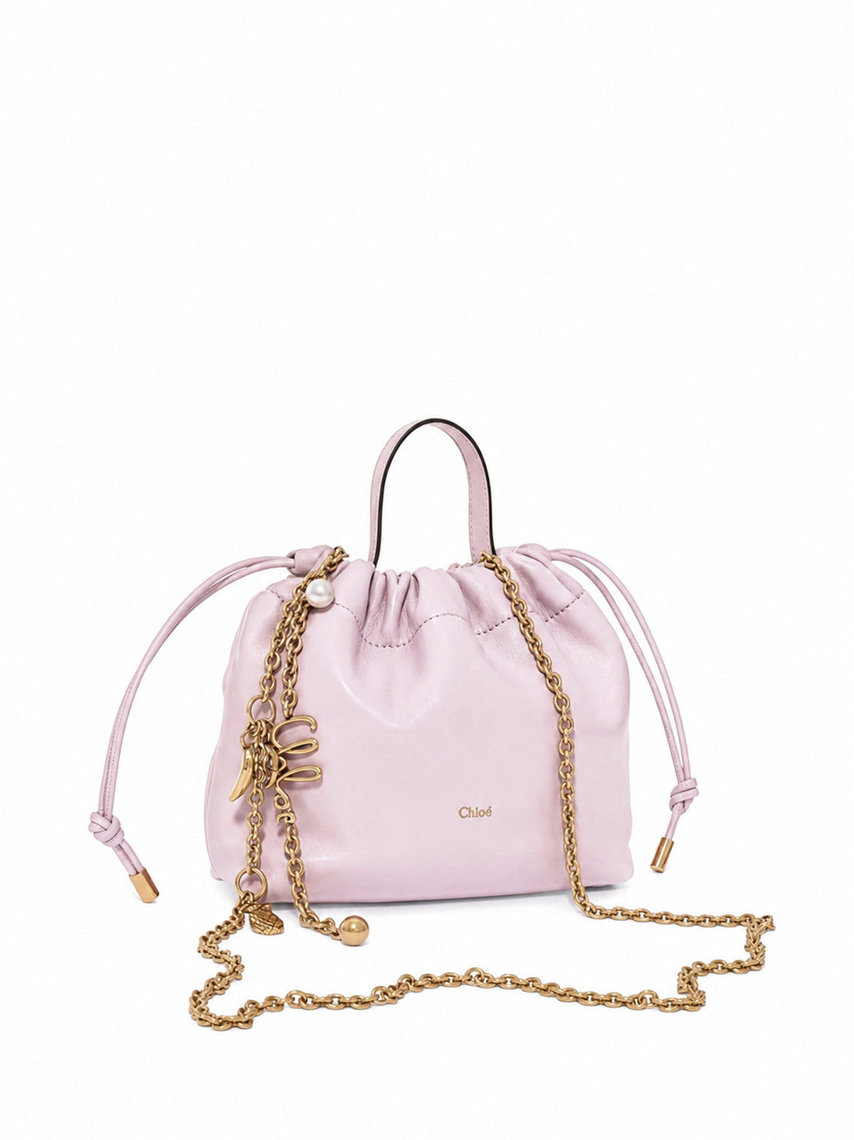 Chloé Women Light Lilac Chloé Icons Mini Shoulder Bag With Chain