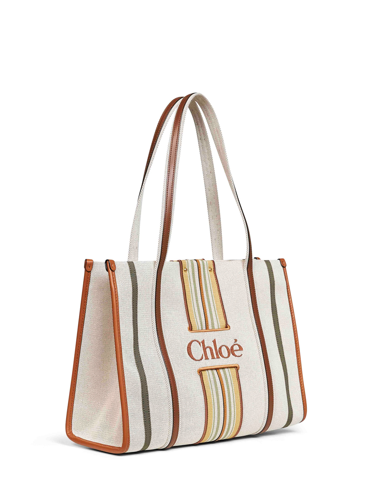 Chloé Women Pure Brown Woody Loop Tote Bag