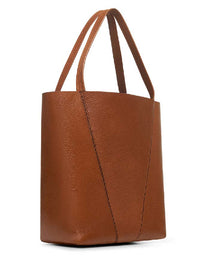 Chloé Women Clay Brown Chloé Spin Tote Bag