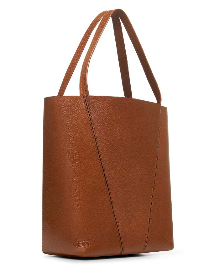 Chloé Women Clay Brown Chloé Spin Tote Bag