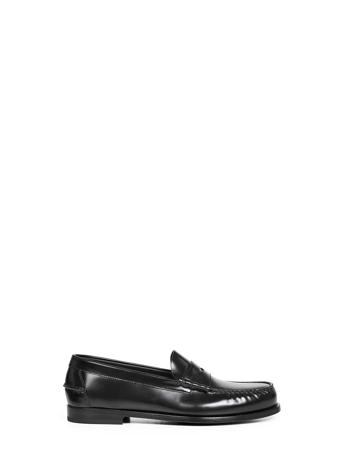 Church's Men Black Polished Fumè Leather Rowley Loafers