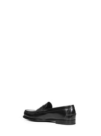 Church's Men Black Polished Fumè Leather Rowley Loafers