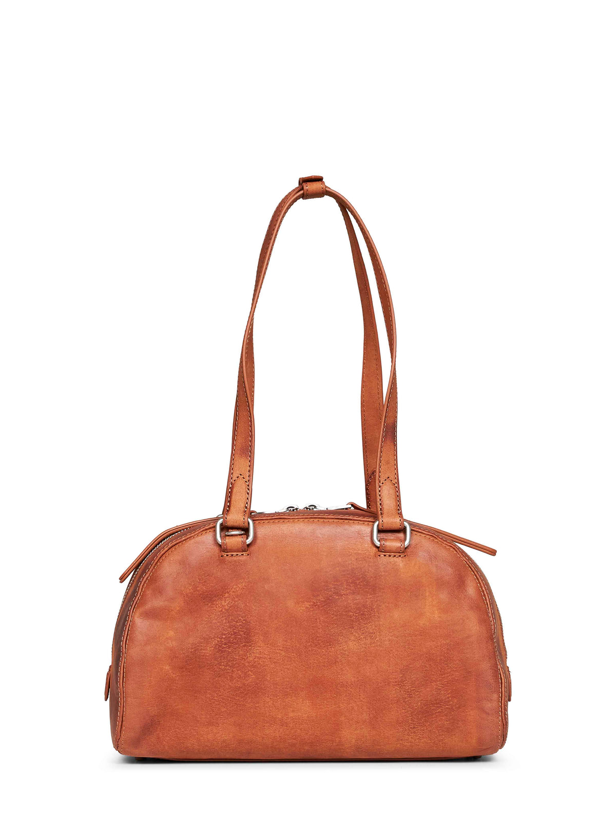 Diesel Women Medium Brown 1Dr Dome Soft Shoulder Bowling Bag