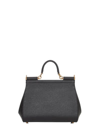 Dolce & Gabbana Women Black Large Sicily Handbag