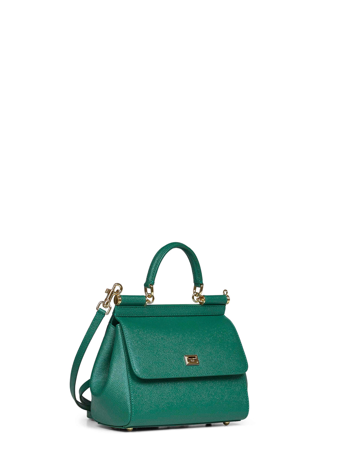 Dolce & Gabbana Women Emerald Green Small Sicily Handbag