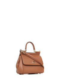 Dolce & Gabbana Women Medium Sicily Handbag In Camel