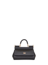 Dolce & Gabbana Women Black Small Sicily Handbag