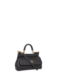 Dolce & Gabbana Women Black Small Sicily Handbag