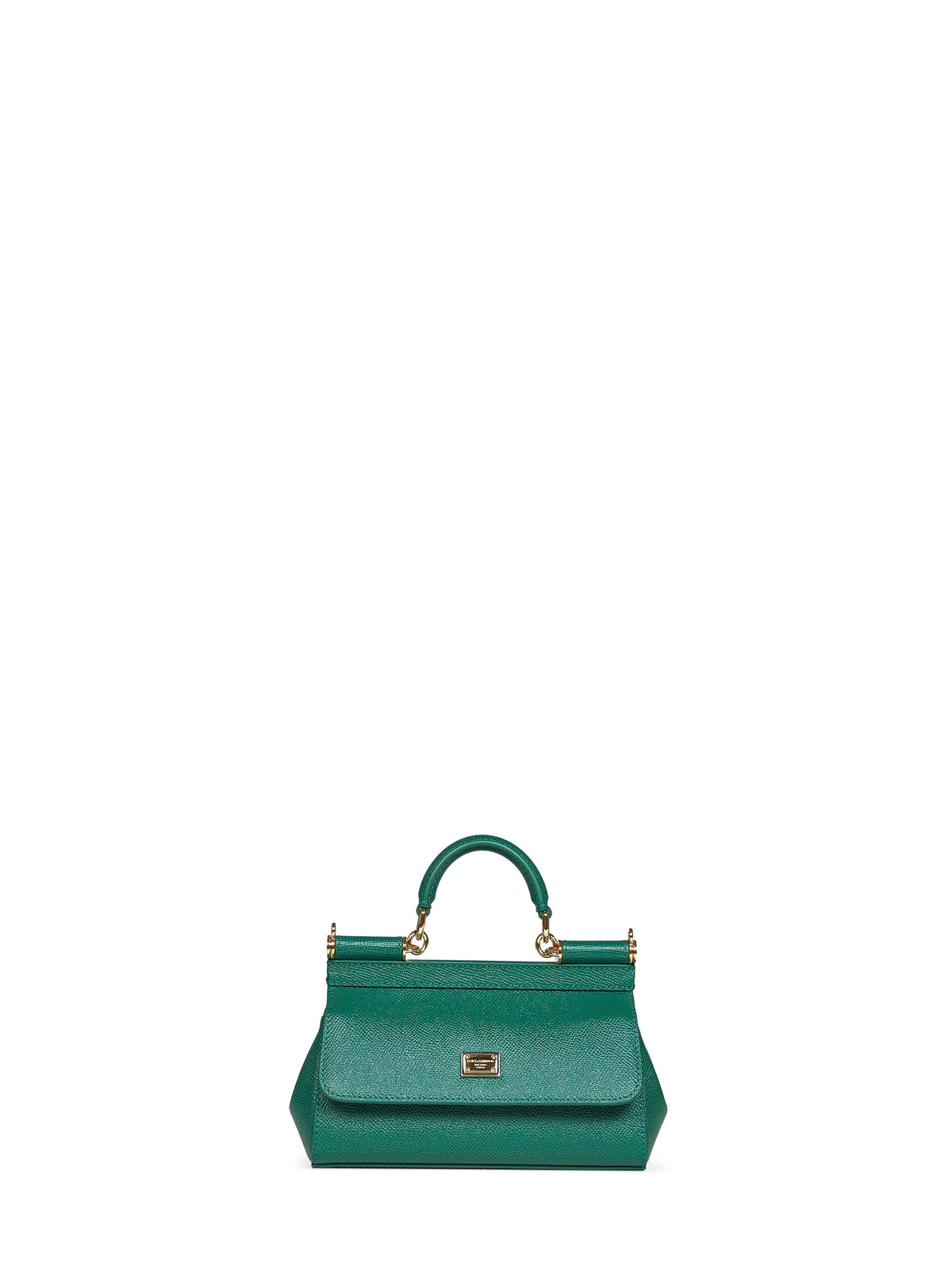Dolce & Gabbana Women Emerald Green Mini Sicily Handbag