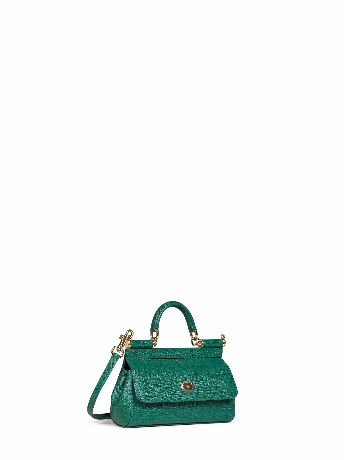 Dolce & Gabbana Women Emerald Green Mini Sicily Handbag