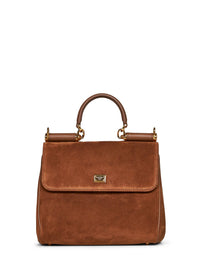 Dolce & Gabbana Women Camel My Sicily Small Handbag