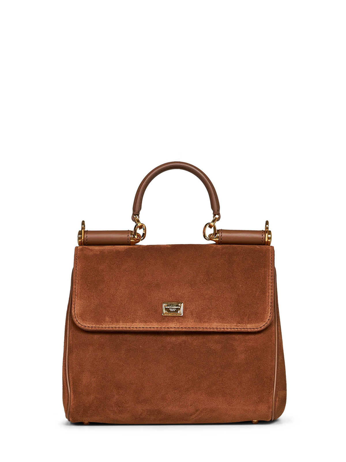 Dolce & Gabbana Women Camel My Sicily Small Handbag