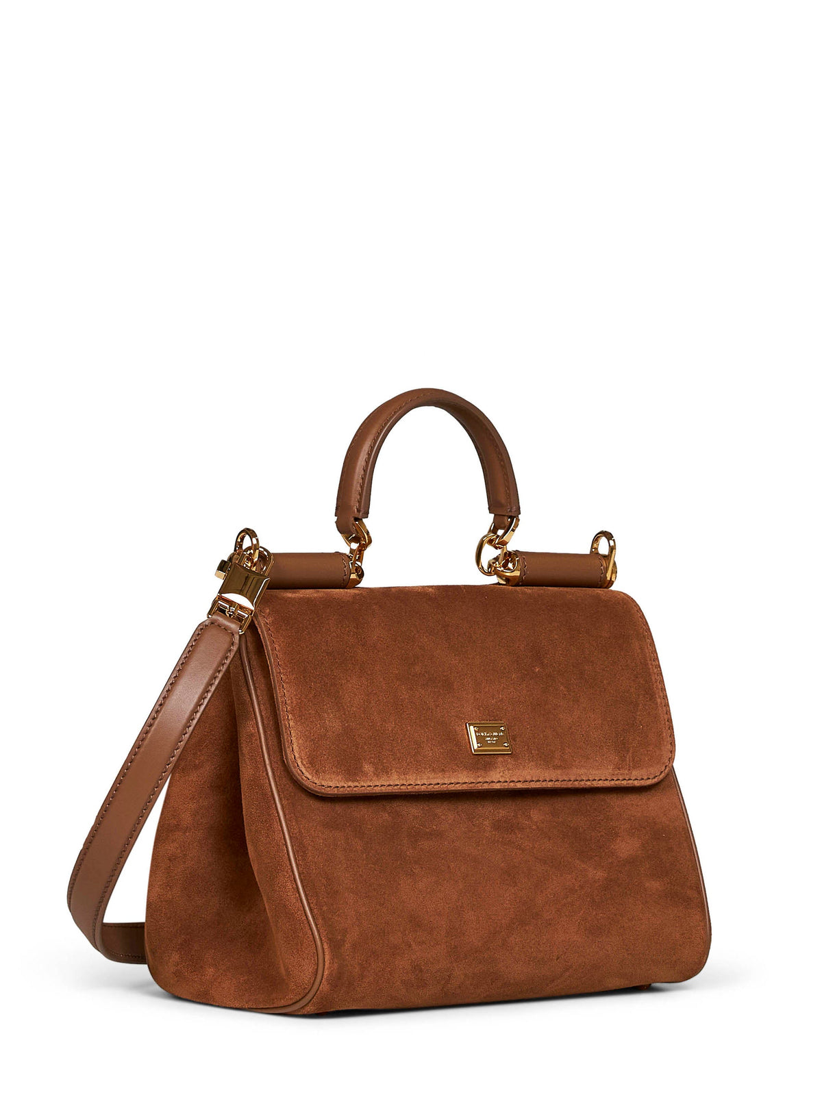 Dolce & Gabbana Women Camel My Sicily Small Handbag