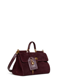 Dolce & Gabbana Women Burgundy My Sicily Medium Handbag