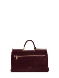 Dolce & Gabbana Women Burgundy My Sicily Medium Handbag