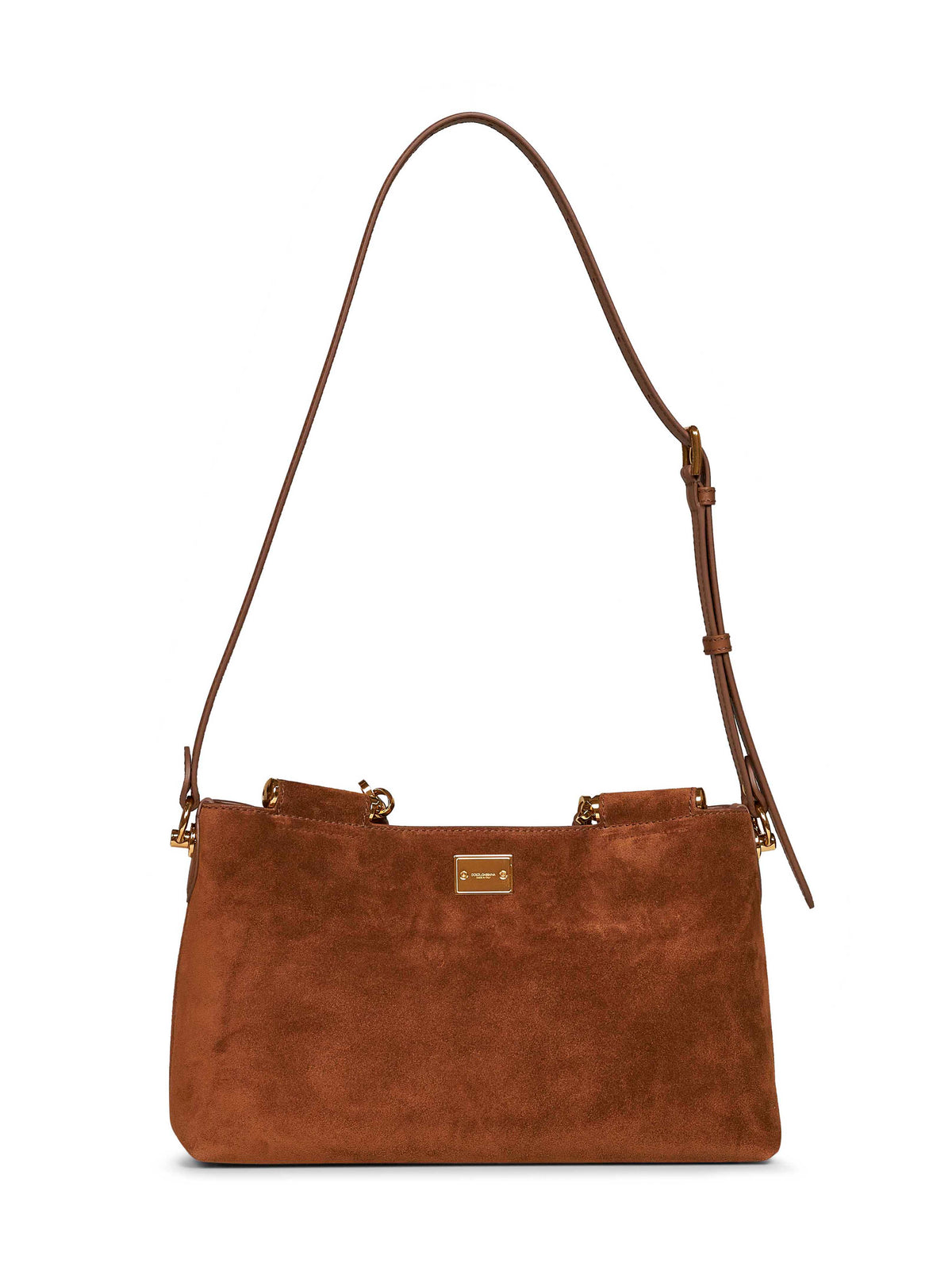 Dolce & Gabbana Women Camel Vittoria Medium Handbag With Shoulder Strap