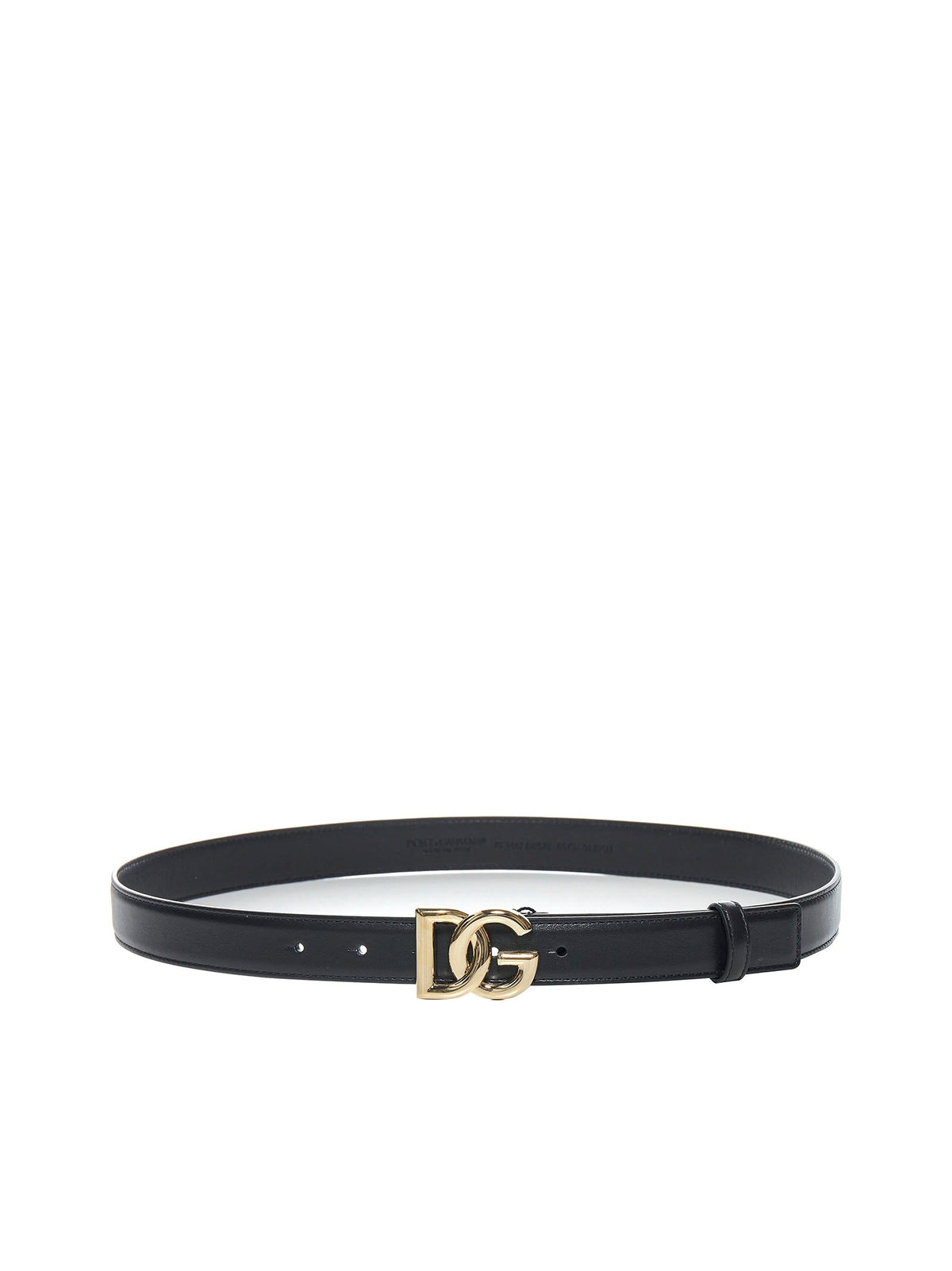 Dolce & Gabbana Women Calfskin Belt With Dg Logo